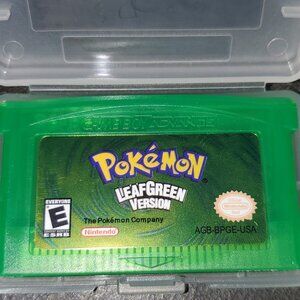 Pokemon LeafGreen GBA Video Game Gameboy Advance